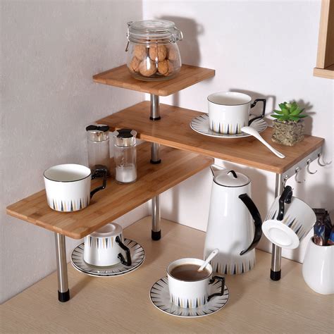 kitchen corner shelf rack